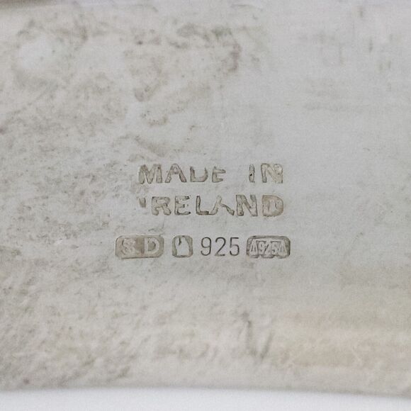 Michael Hilliar | History of Ireland Cuff | Sterling Silver 925 Bracelet | 7.5" - Picture 10 of 12